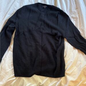 Quince Black Crewneck Sweater Cashmere